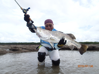 Vol. 96] Land based barramundi fishing : Shimano Antares DC MDXG 