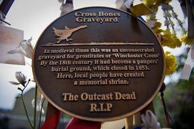 crossbones cemetery memorial funeral protest