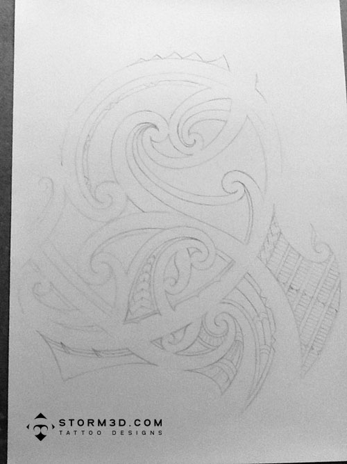 Best Tatto Design Shoulder tattoo design in Maori style