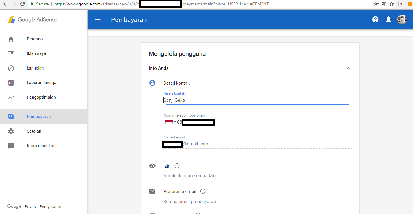 Cara Mudah Menggganti Nama dan Alamat Adsense Terbaru 2018 ...