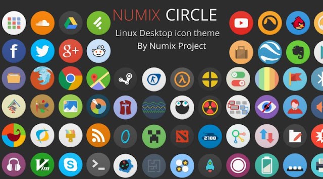 Instalando o conjunto de ícones Numix Circle no Ubuntu e derivados