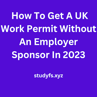 How To Get A UK Work Permit Without An Employer Sponsor In 2023