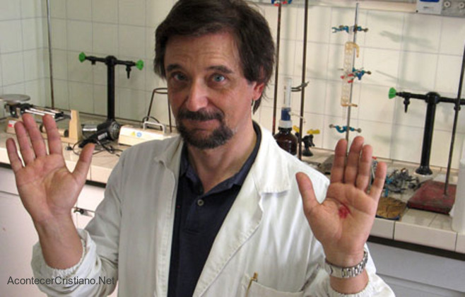 Científico Luigi Garlaschelli, reproduce la Sábana Santa de Turín