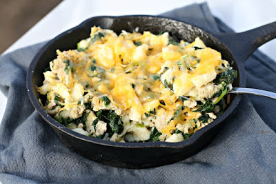 http://www.looneyforfood.com/oven-baked-spaetzle-with-turkey-and-spinach/