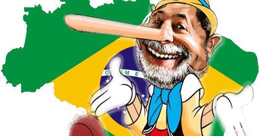 Lula , o Barão de Munchausen , diz que " não se pode ganhar as eleições mentindo "