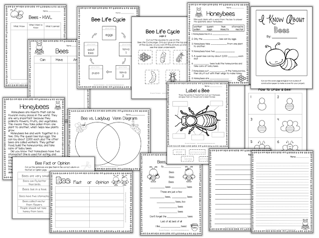 https://www.teacherspayteachers.com/Product/I-Know-About-Bees-Nonfiction-Mini-Unit-Graphic-Organizers-1885824