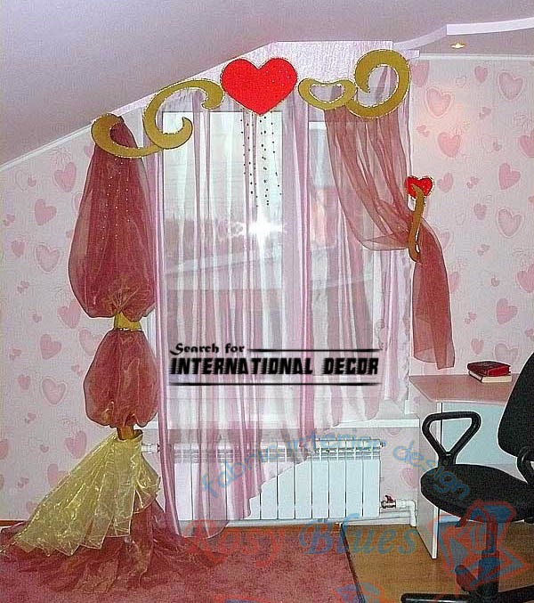 exclusive girls curtains, girls bedroom curtains