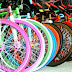 Xe đạp Fixed gear đầy màu sắc khiến giới trẻ thích thú