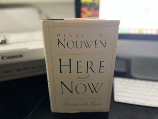 Book Review of Here and Now:Living in the Spirit by Henri J.M. Nouwen. Photo and Review by Jeff McLain.