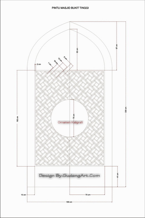 Pintu Masjid Desain Model Pintu Utama Masjid Gudang 