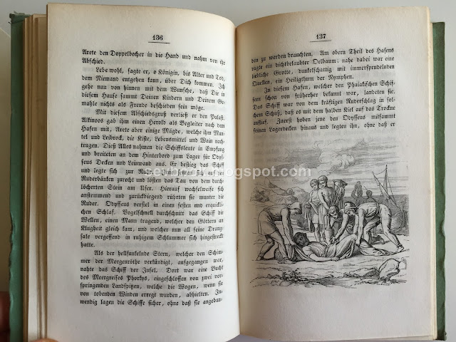 Dr. Ernst Kapp, Die Heimfahrt des Odysseus. Für die Jugend erzählt. Mit 24 Holzschnitten gezeichnet von W. Schurig, ausgeführt von H. Bürckner