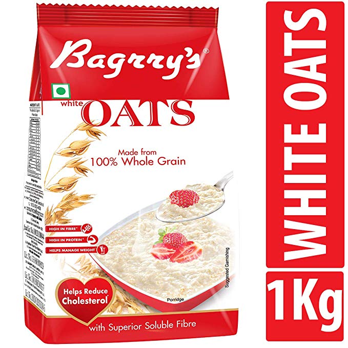 Bagrry's White Oats 1kg Pouch 