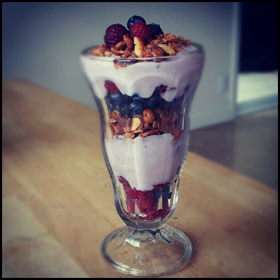 Home Made Granola Parfait