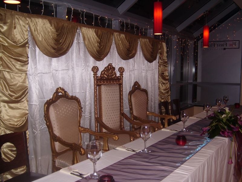 Wedding Head Table Fit for King and Queen