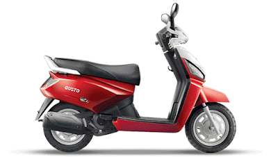 New 2016 Mahindra Gusto 110 Special Edition front HD Images