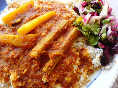 Parsi Ras Chawal Recipe(Spicy Tomato Gravy with Rice)