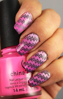 China Glaze Something Sweet, Don't Mesa With My Heart and Glow With The Flow and Fairy Dust