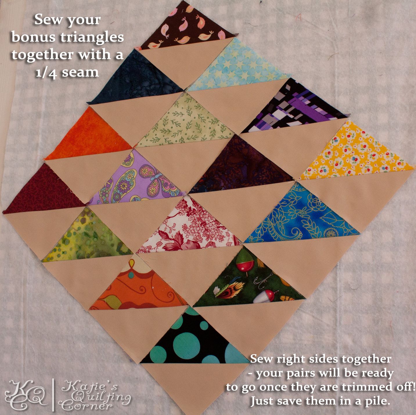 Snowball Quilt Block Tutorial