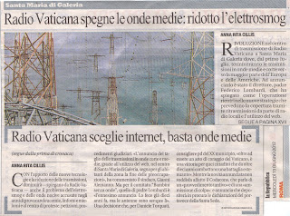 Roma XX, Radio Vaticana spegne le antenne