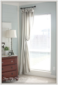 From My Front Porch To Yours- French Farmhouse Bedroom Makeover-SW 6211 Rainwashed 