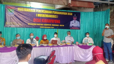 Desa Kiara Payung payung Gelar Musrenbang Desa Tahun 2021