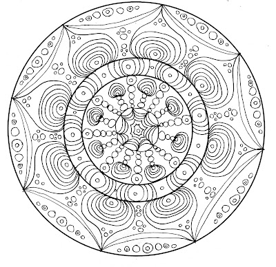 Coloring Pages Printable on Daydream Believer  Coloring Therapy   Mandalas