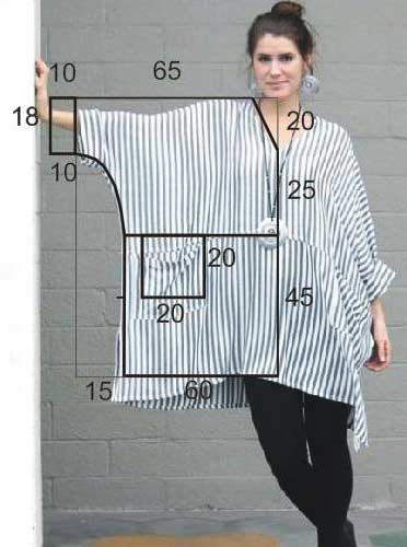 blouse, DIY, fashion, pattern, printable, women, blouson, 