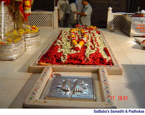 saibaba samadhi& Padukas