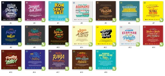 Download Tipografi keren islami dakwah kata-kata bijak