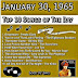 Top Ten of the Day January 30th 1965