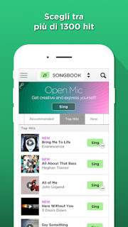 Sing! Karaoke l'app si aggiorna alla vers 4.2.0 