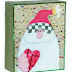 Manualidades anidad en foami: Caja con Papa Noel