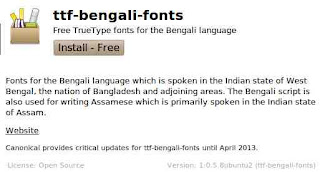 install ttf bangla fonts in ubuntu