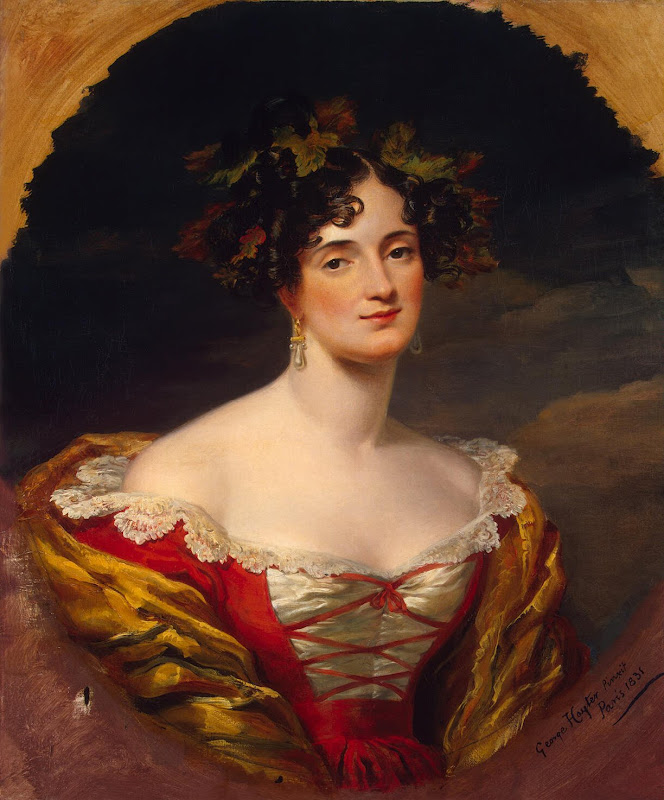 Portrait of Sophia Kiselyova by George Hayter - Portrait paintings from Hermitage Museum