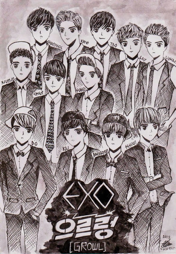 Koleksi Gambar Animasi Exo Kantor Meme