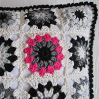 Crochet Pattern Flower Square V
