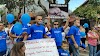 Grupo de hombres participa de marcha contra el maltrato infantil con la boca tapada