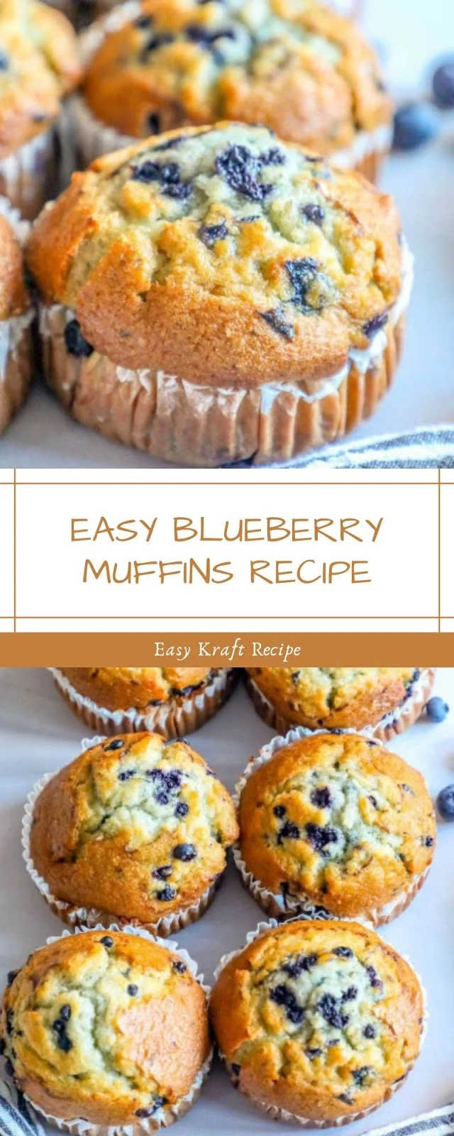 EASY BLUEBERRY MUFFINS RECIPE