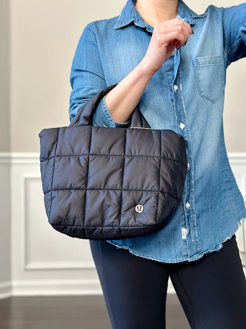 Quilted Grid Crossbody Bag 5L