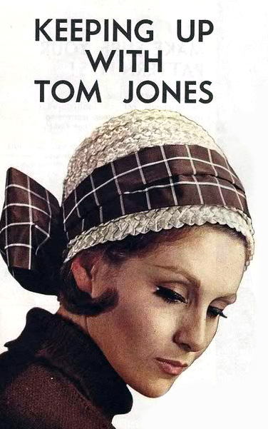 The Vintage Pattern Files: Free 1960's Sewing Pattern - 'Tom Jones' Hat Pattern