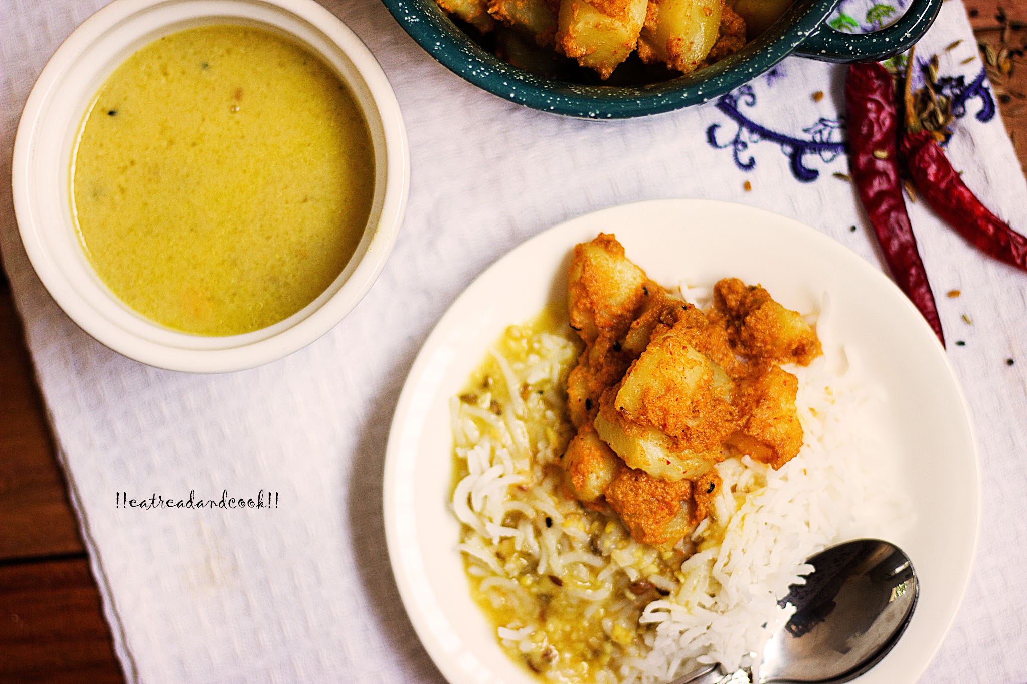 how to make Jhal Posto / Bengali Spicy Potato Curry with Poppy Seeds recipe and preparation