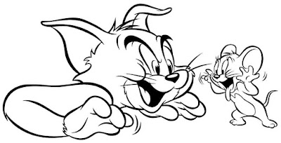 Tom e Jerry – Desenhos para Colorir – Tom and Jerry