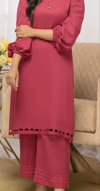 Simple and Stylish Plain Dress Ideas Pakistani