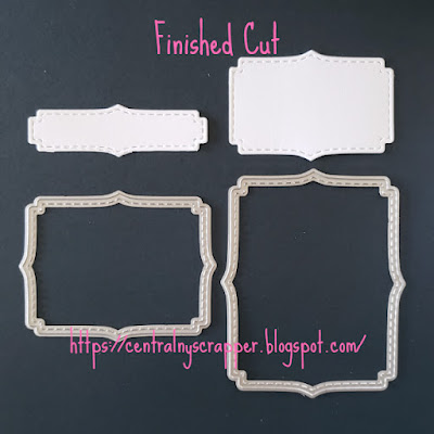 Finished Cut Brackets - Longer Thin Cut Edge and Wider Cardstock