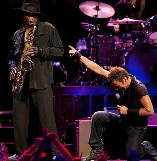 bruce springsteen clarence clemons kiss. quot;Without Clarence, there would