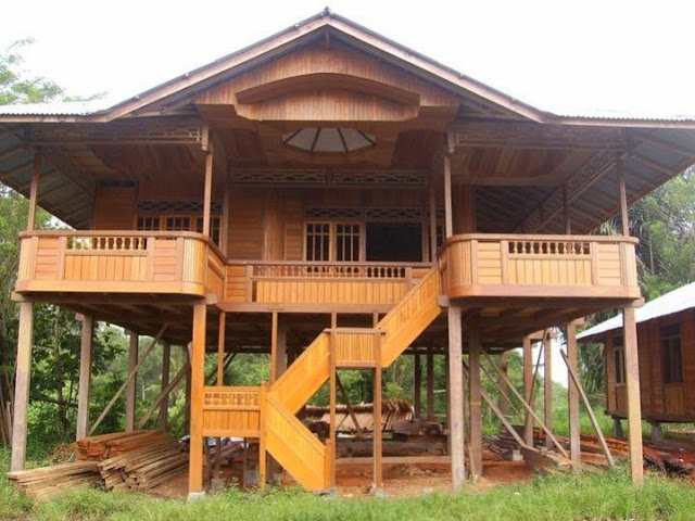 Rumah Kayu Minimalis