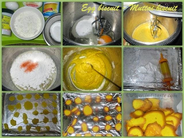 how to make Egg Biscuit or Muttai biscuit