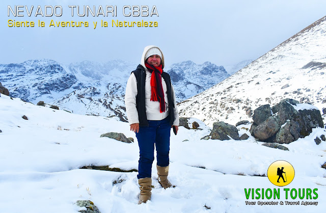 Nos Vamos a la Nieve en el Pico Tunari Cochabamba-Vision Tours Bolivia limite al extremo aventura extrema vision tours boltour bolivian group bolivian destiny