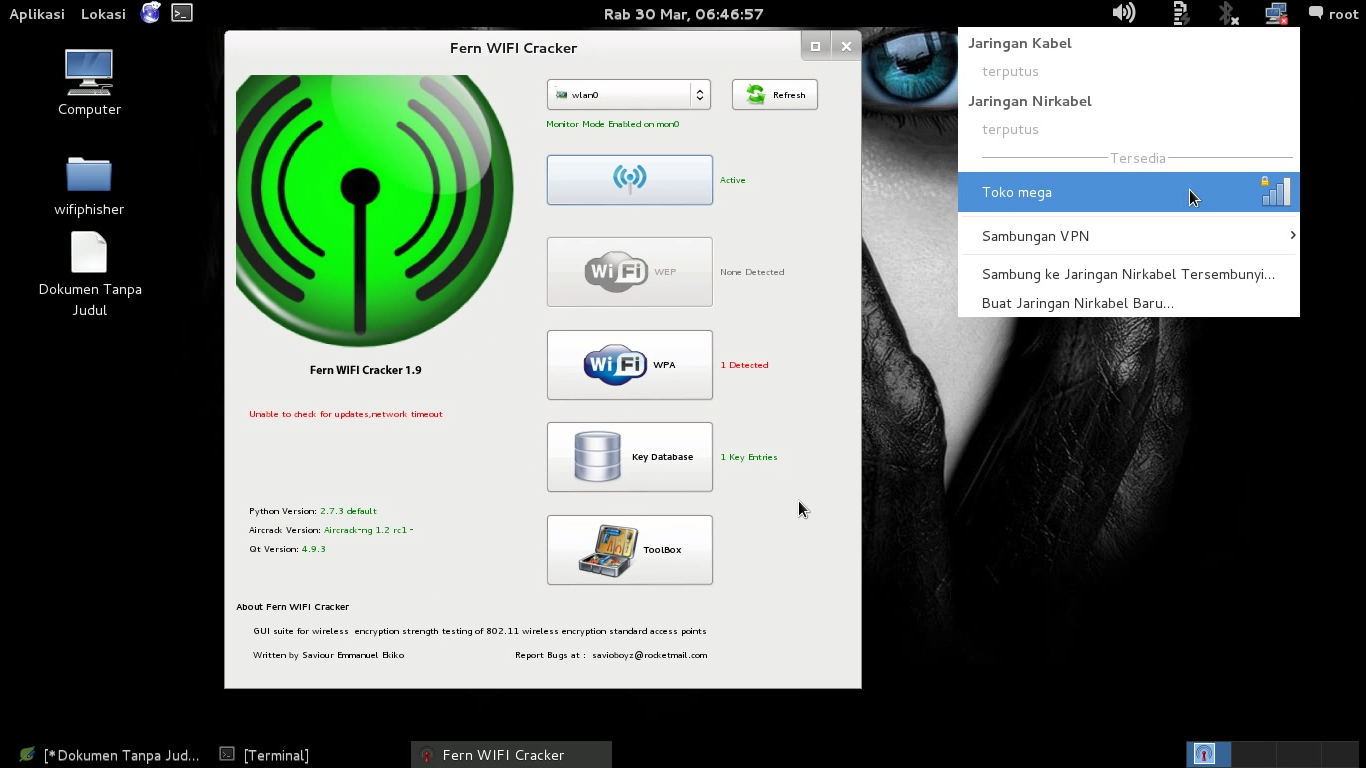 Cara hack wifi dengan fern wifi cracker di kali linux 100% ...