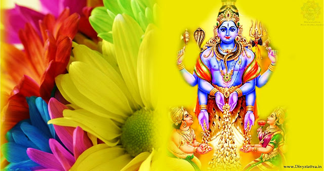 Download high quality and wise screen resolution images of goddess Mahalaxmi and God Kuber in 4k for your laptops